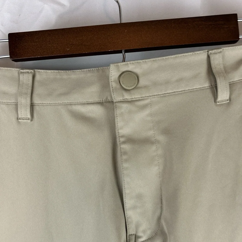 Rhone Commuter Pants 31x29 Beige Slim Fit Golf Stretch Performance Casual‎ *Flaw